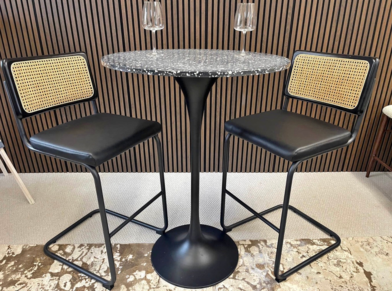 Marble Top Bar Table Only