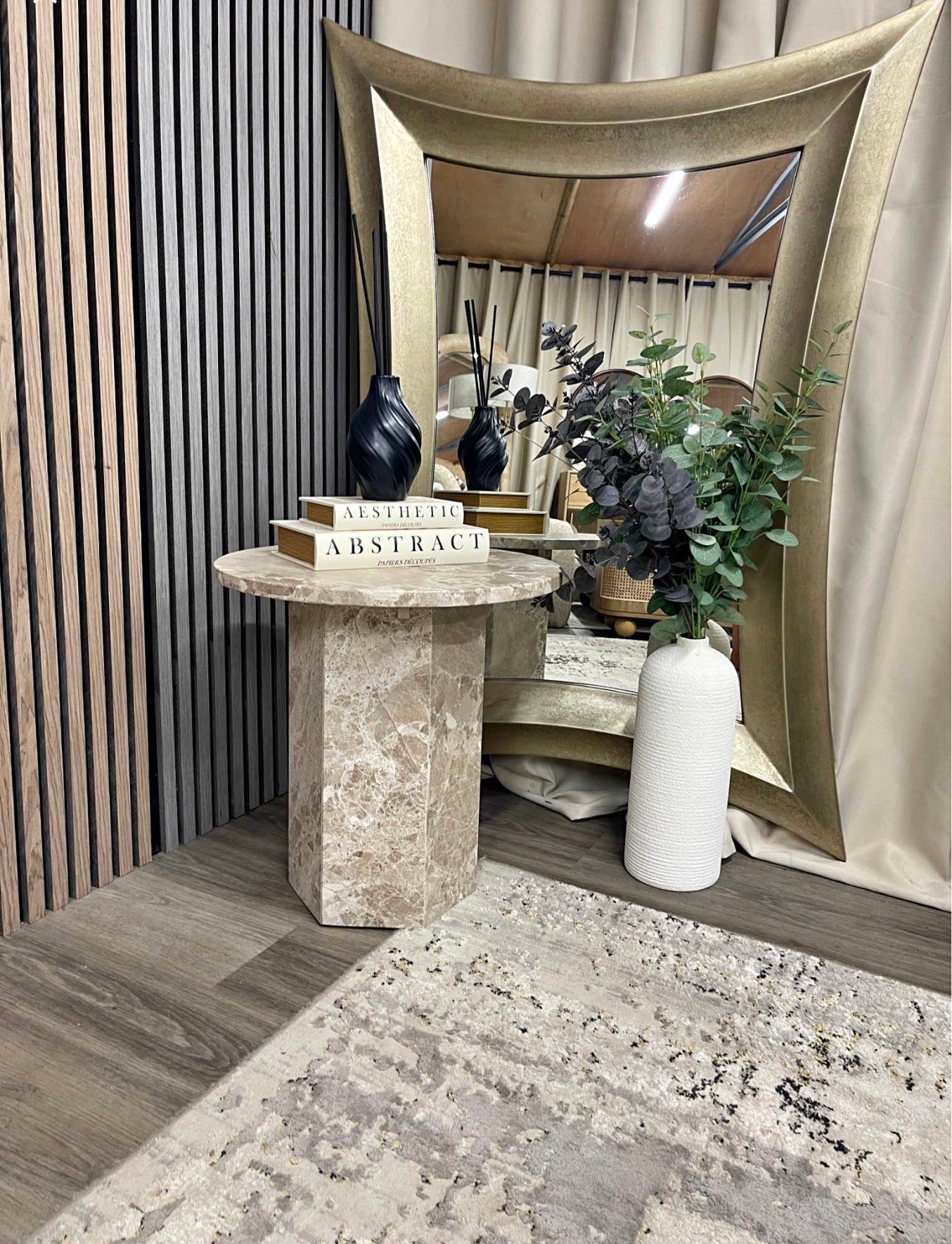 Round Marble Side Table