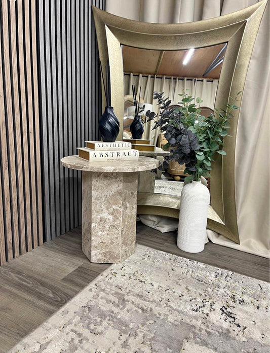 Round Marble Side Table