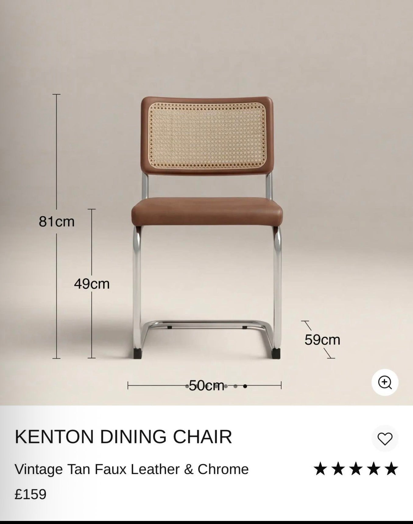 Kenton Dining Chairs x4