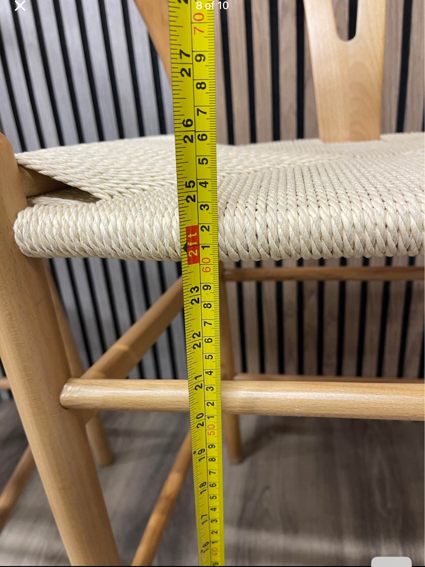 Wishbone Barstools x2