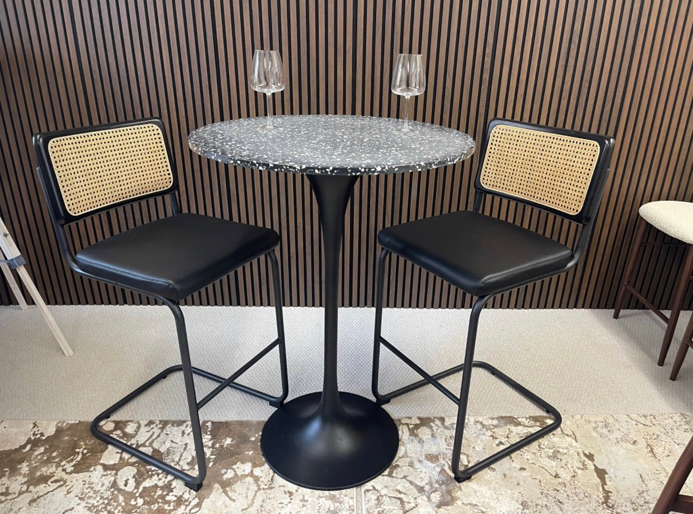 Marble Top Bar Table Only