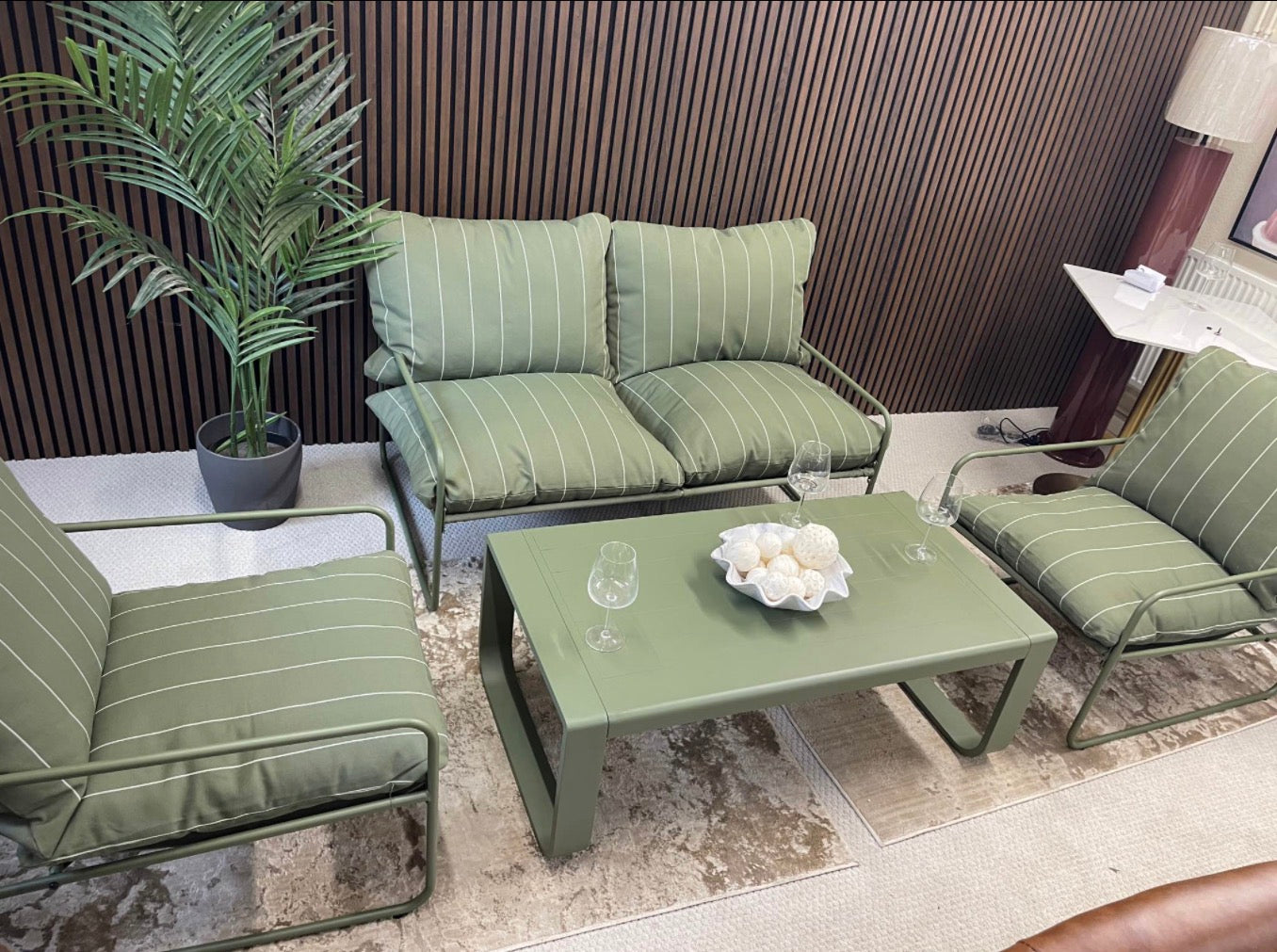 Olive Green Garden Set