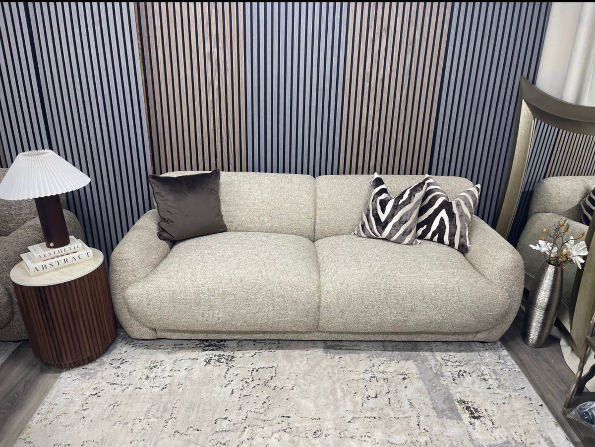 Cloud Latte Boucle 3 Seater Sofa