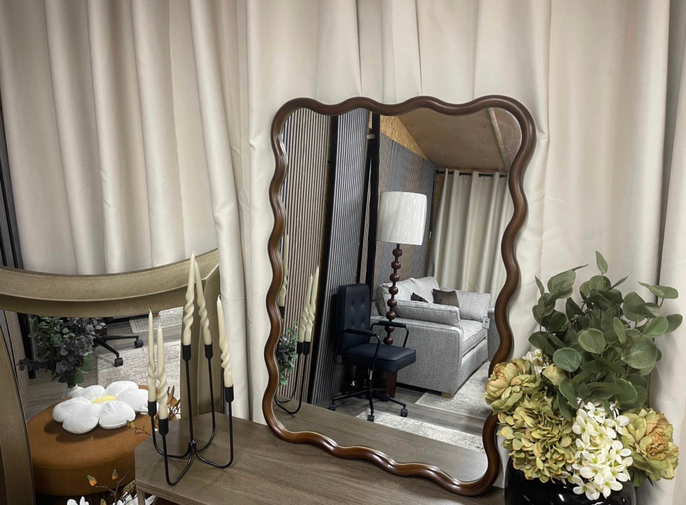 Wavy Wall Mirror
