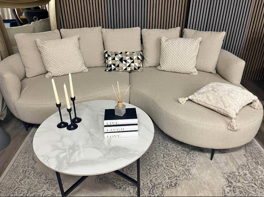 John Lewis Lozenge Grand 5 Seater Chaise End Sofa