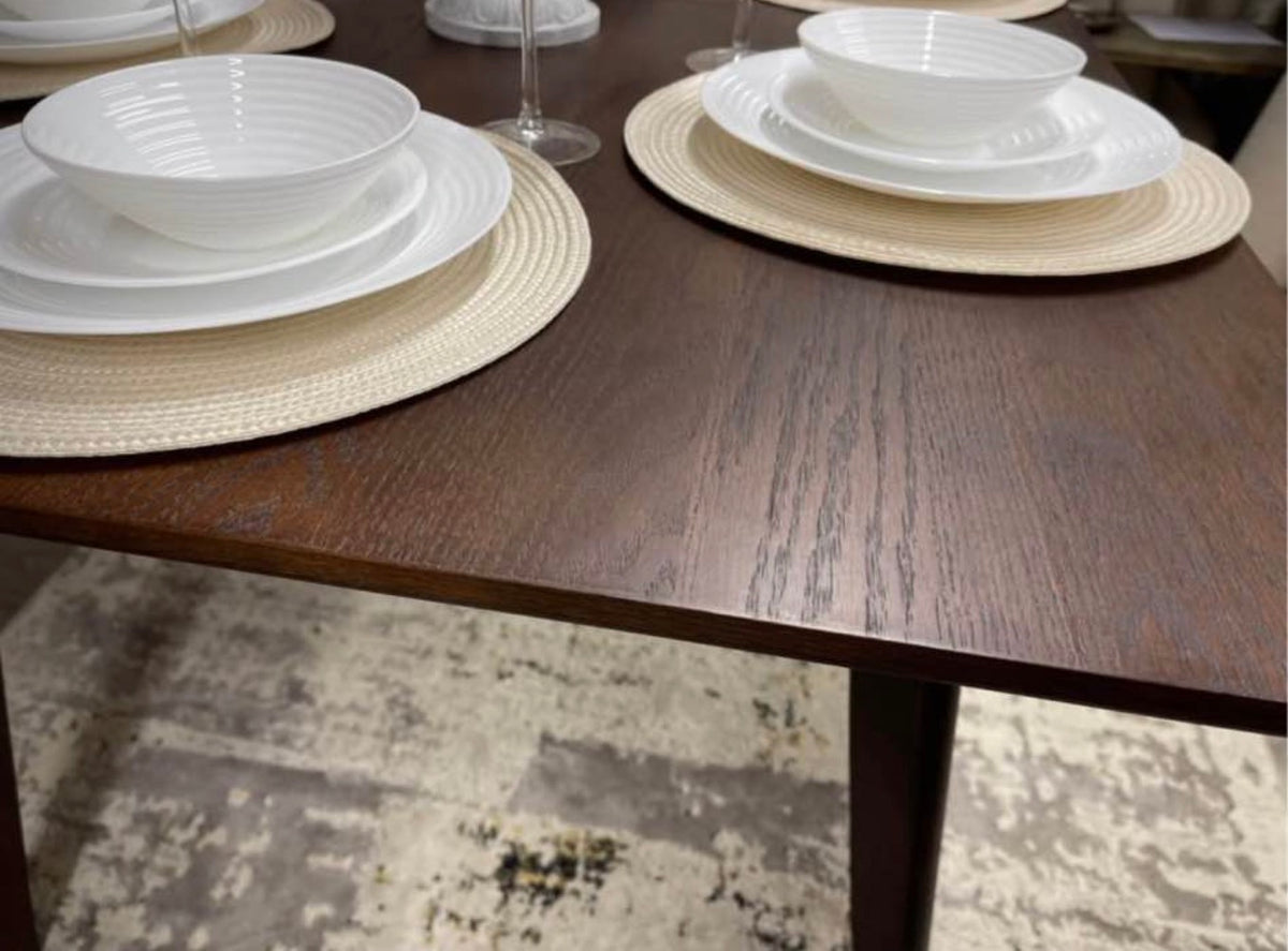 Rectangle Wooden Extendable Dining Table