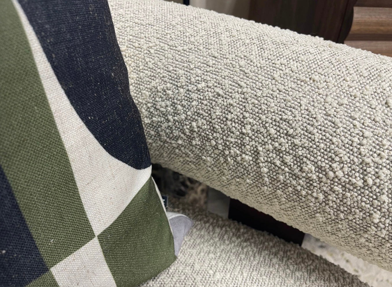 Speckled Boucle Armchair