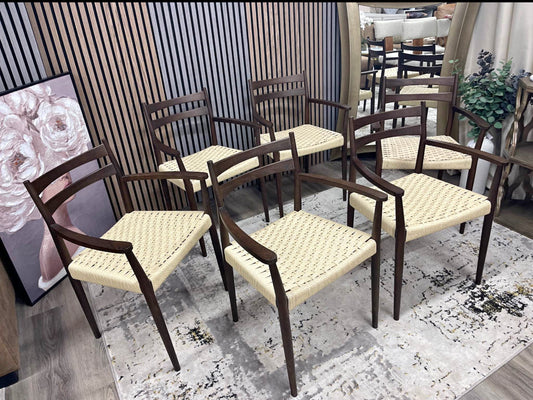 Cult Furniture Carver Dining Chairs x6