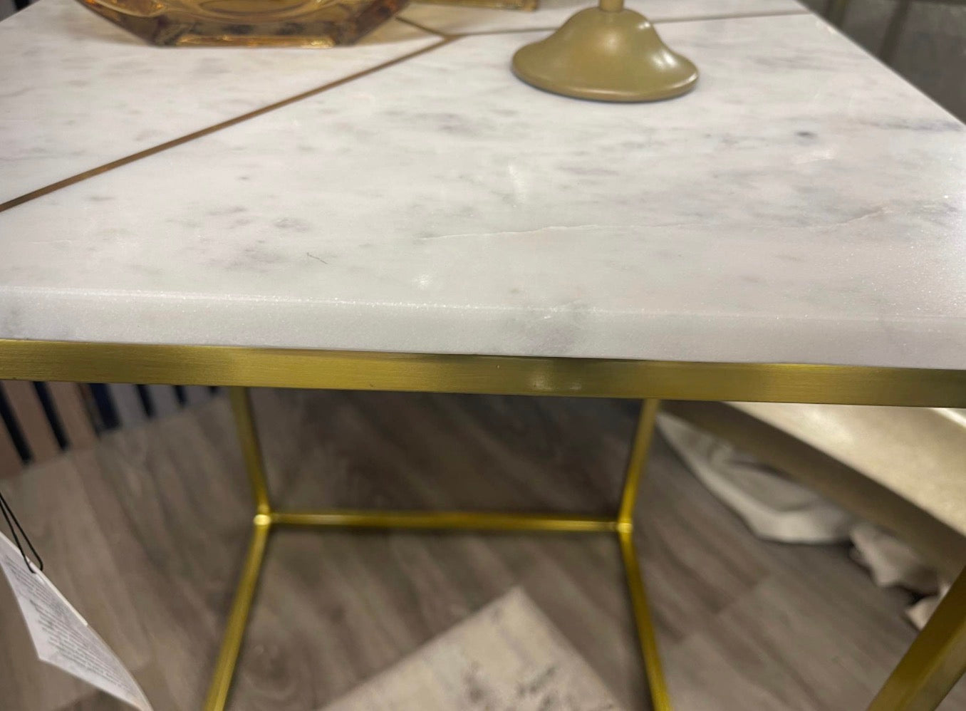 Marble Square Side Table
