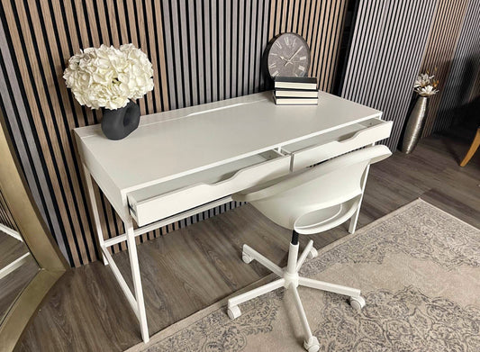 White Desk With Desk Chair