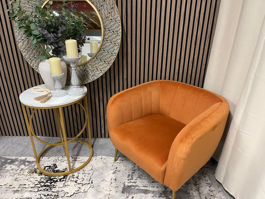 Orange Accent Chair