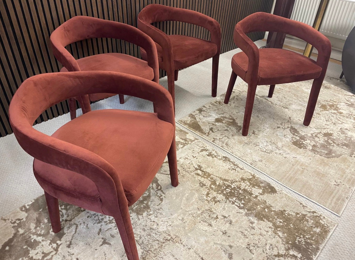 Glass Dining Table And 4 Dining Chairs