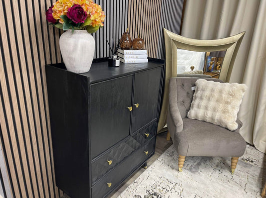 Next Lloyd Mango Wood Cabinet