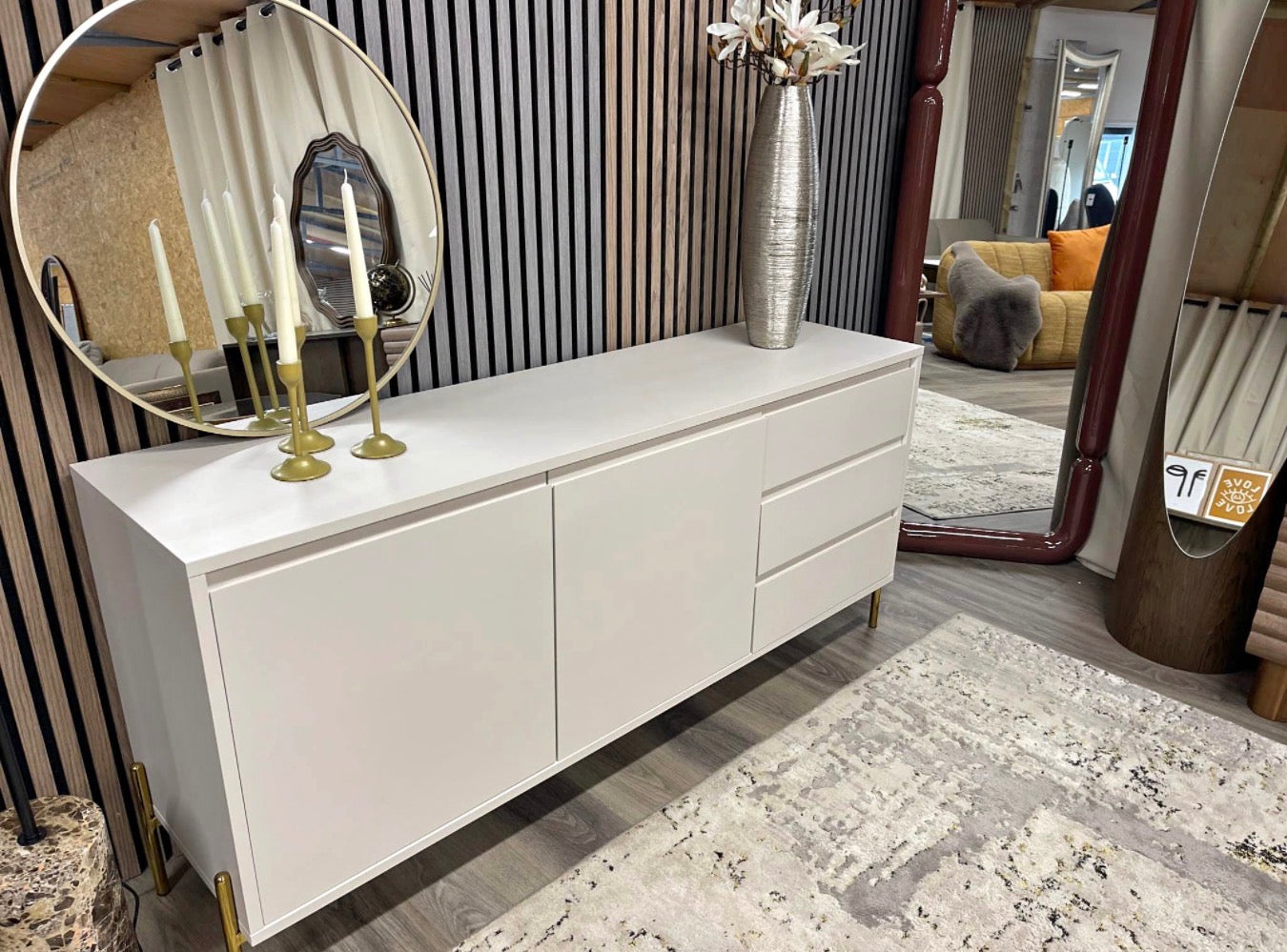 Large White Sideboard