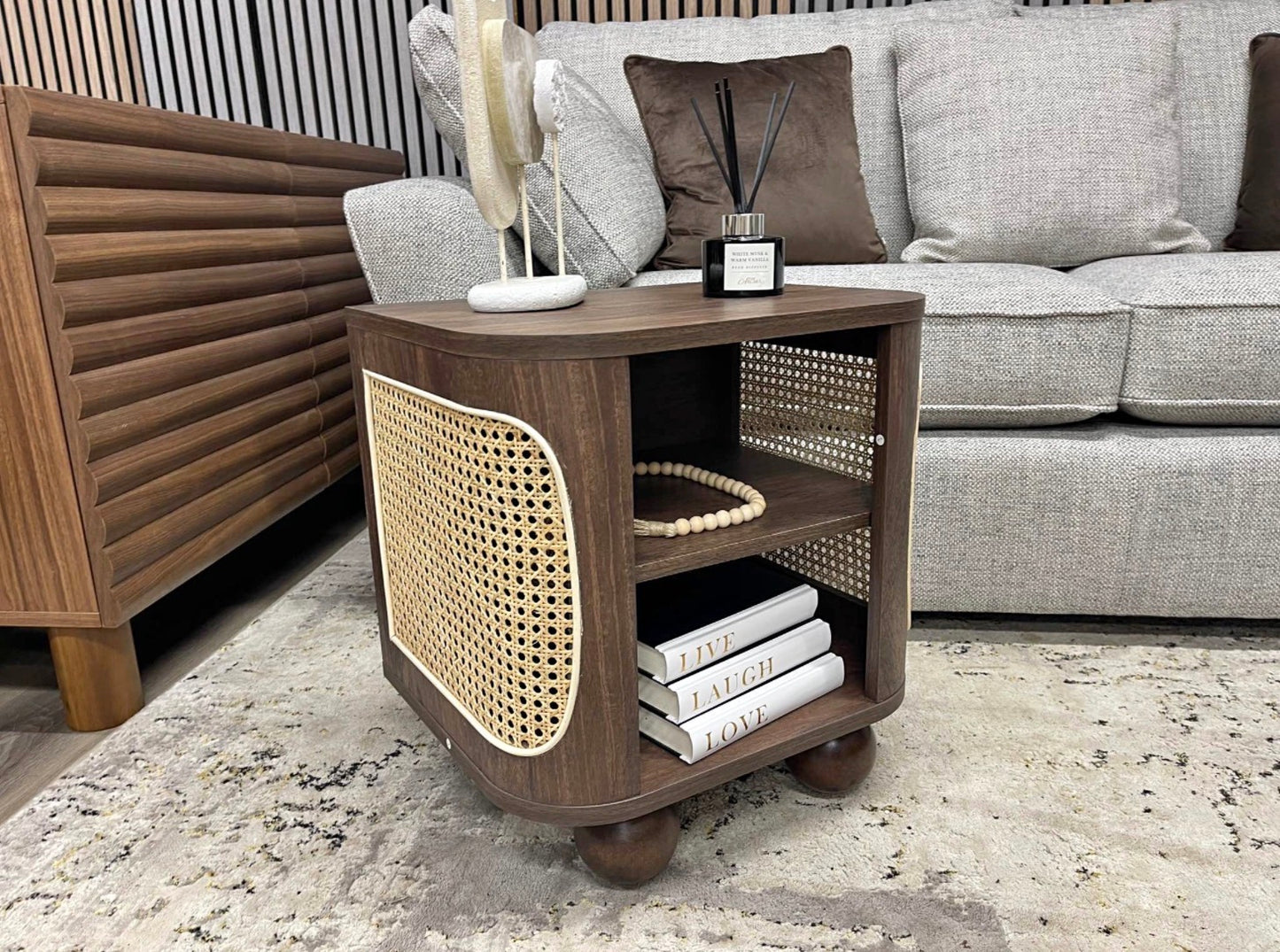 Una Wooden Side Table