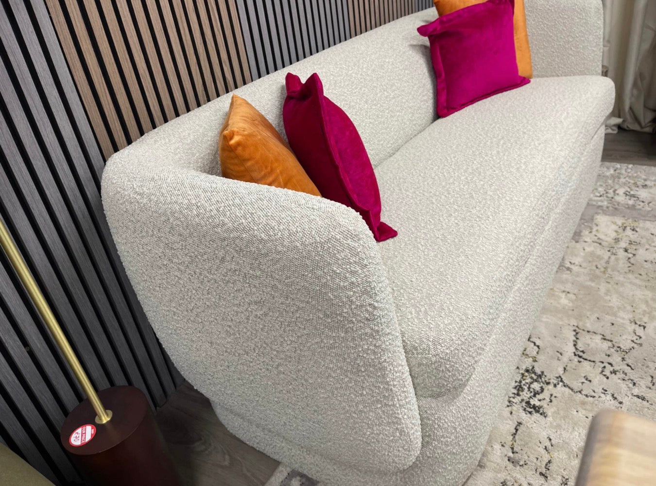 Miller Speckled Boucle 3 Seater Sofa