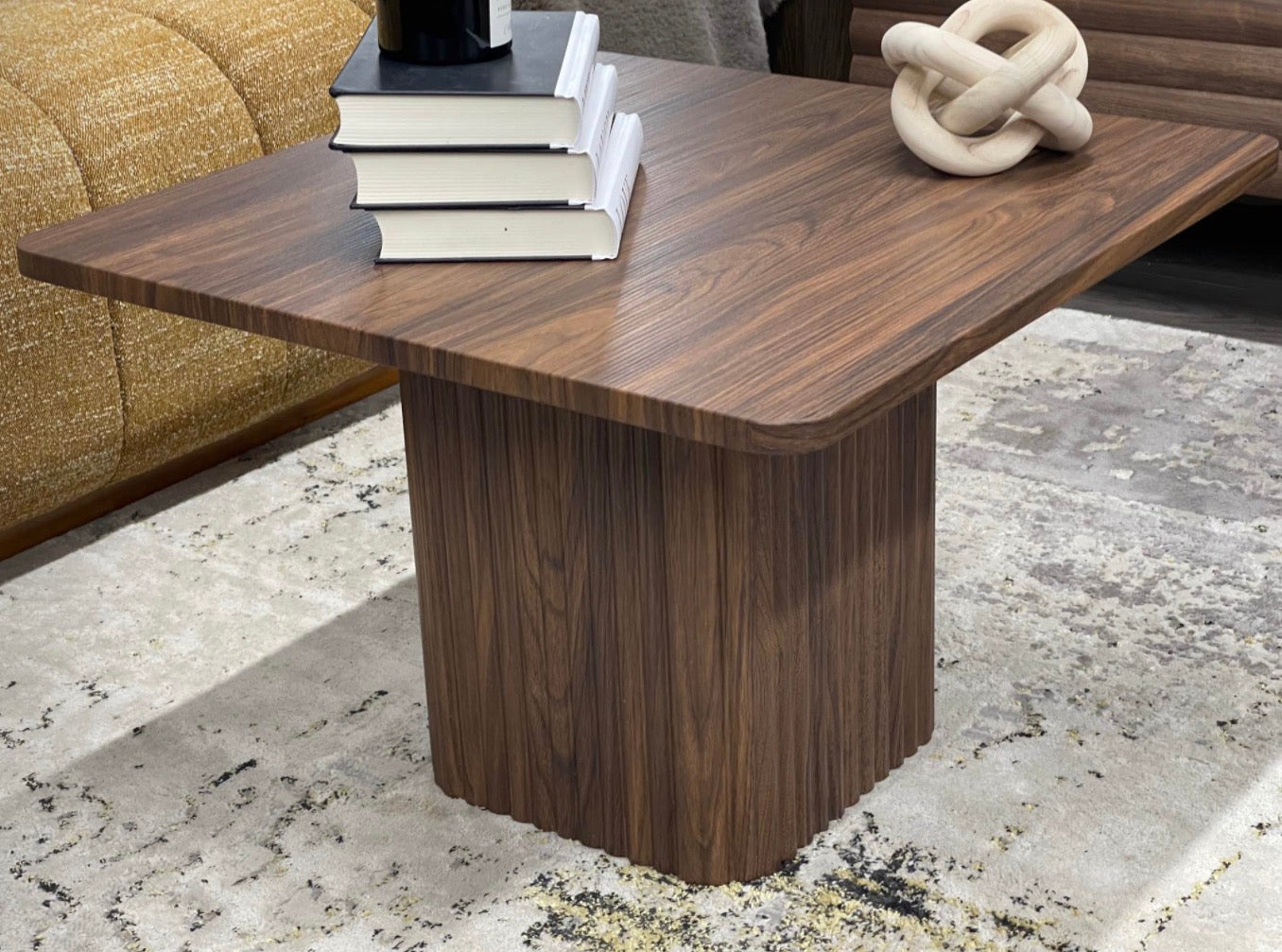 Walnut Square Coffee Table