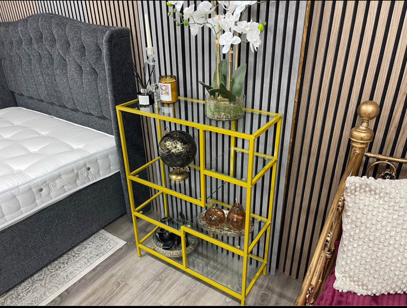 Glass Shelving Unit