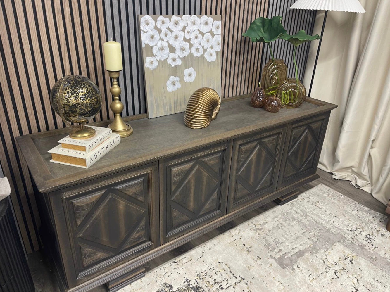 Dark Oak Large Sideboard