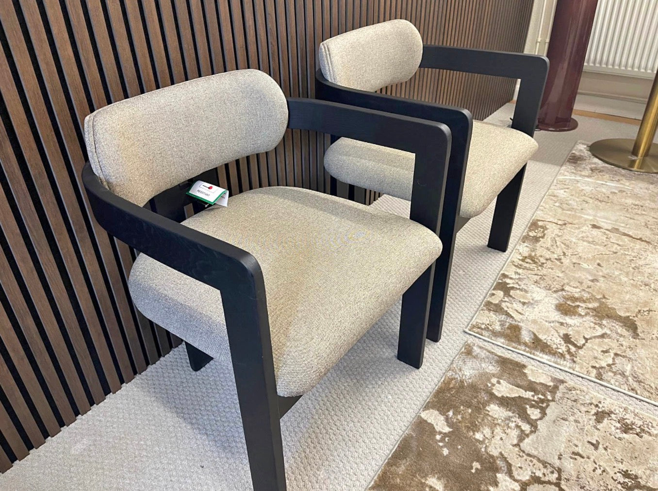 Hallie Carver Dining Chairs x2