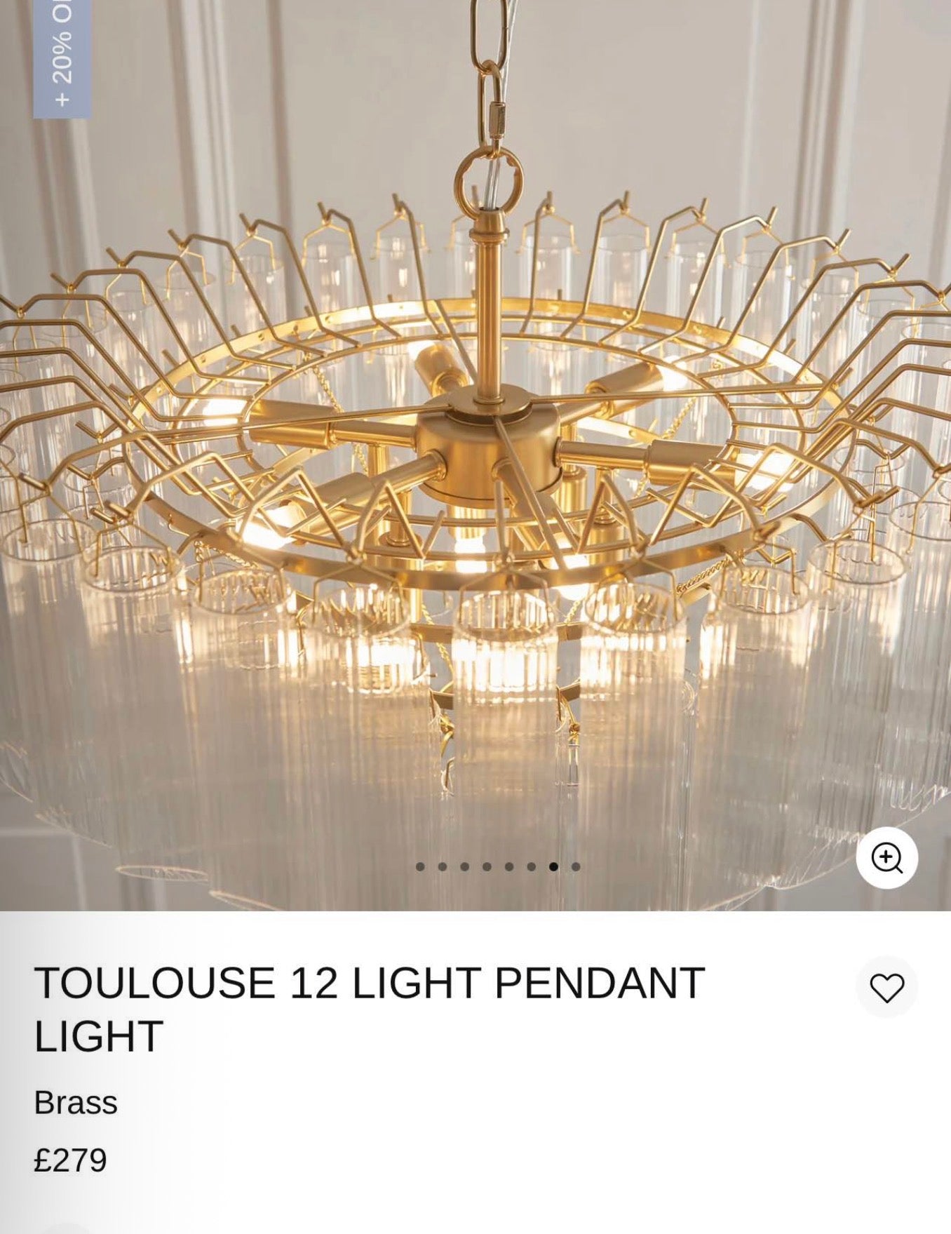 Toulouse 12 Light Pendant Light