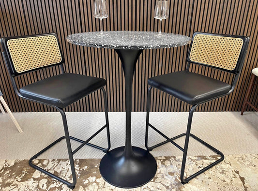 Black Marble Bar Table Only