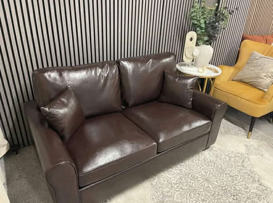 Brown Leather Sofa Bed