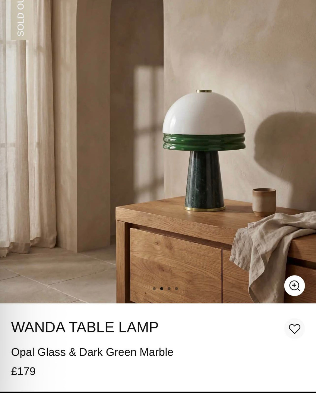 Wanda Marble Table Lamp