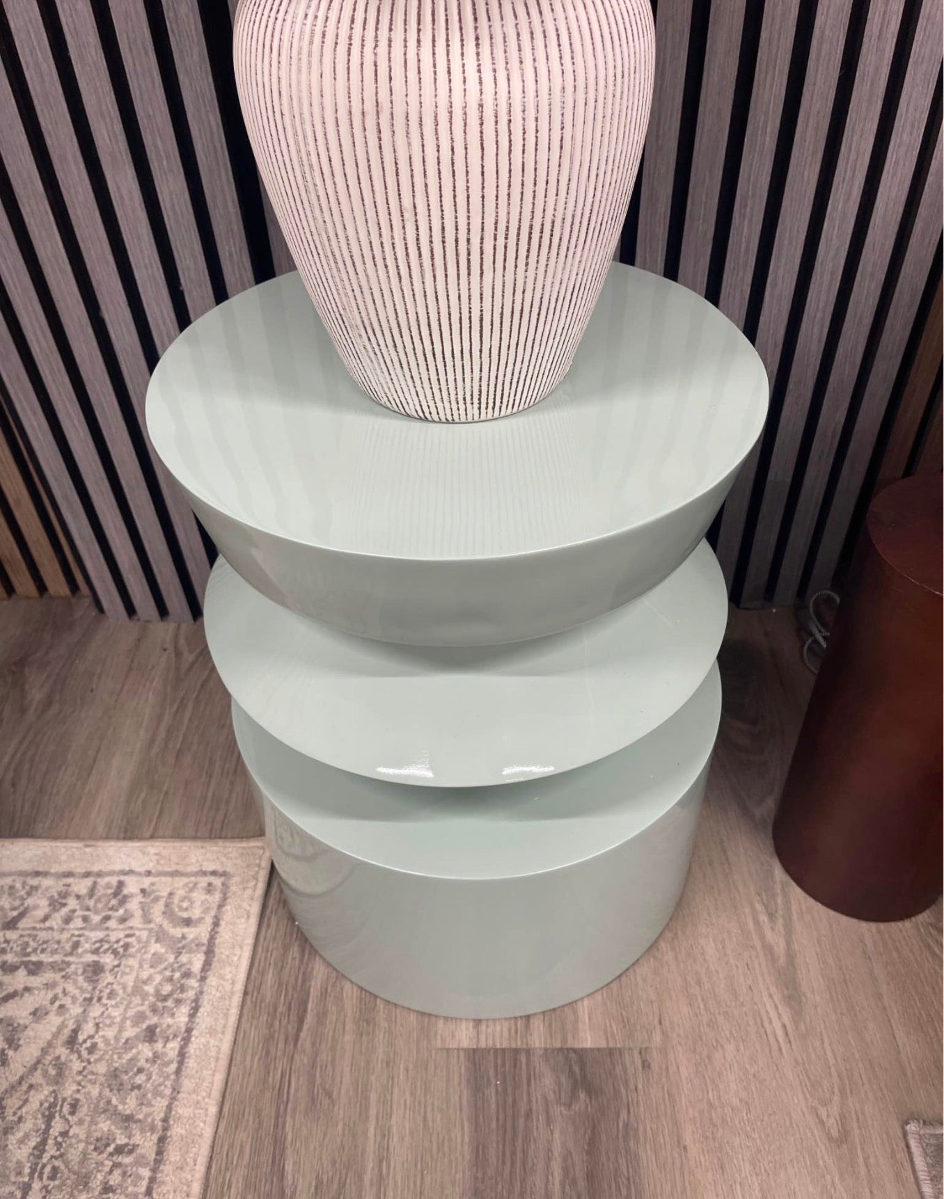 Gloss Sky Blue Side Table