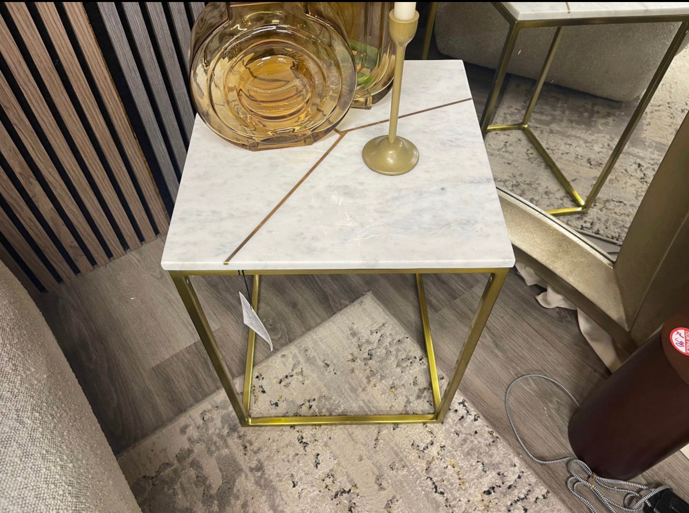 Marble Square Side Table