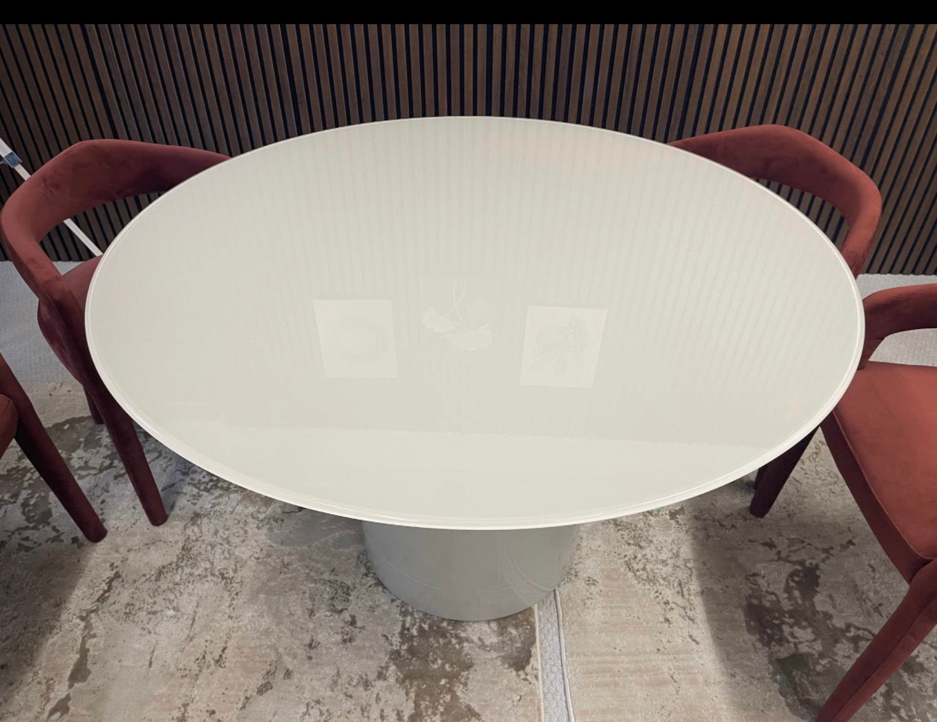 Glass Dining Table And 4 Dining Chairs