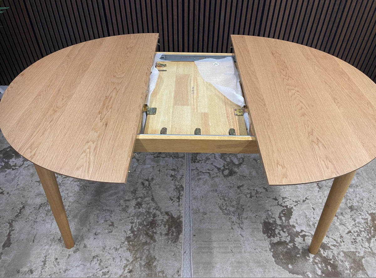 Montreux Round Wooden Extendable Dining Table