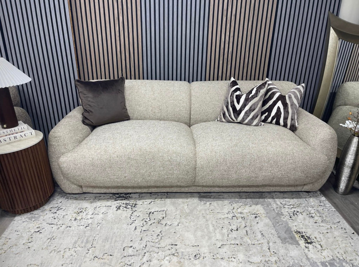 Cloud Latte Boucle 3 Seater Sofa