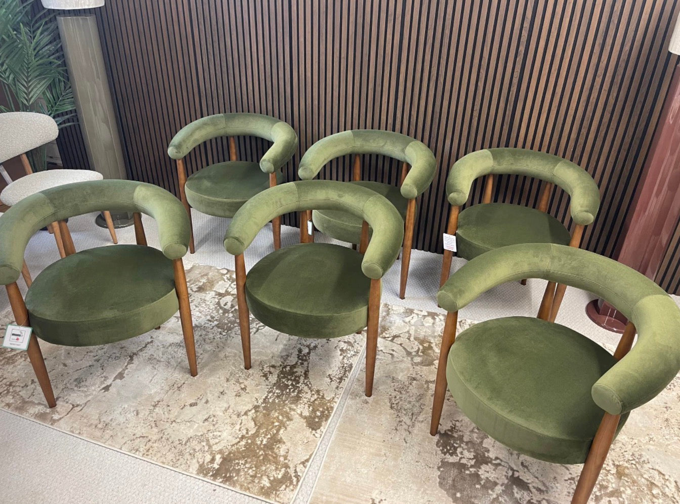 Elan Carver Dining Chairs x6