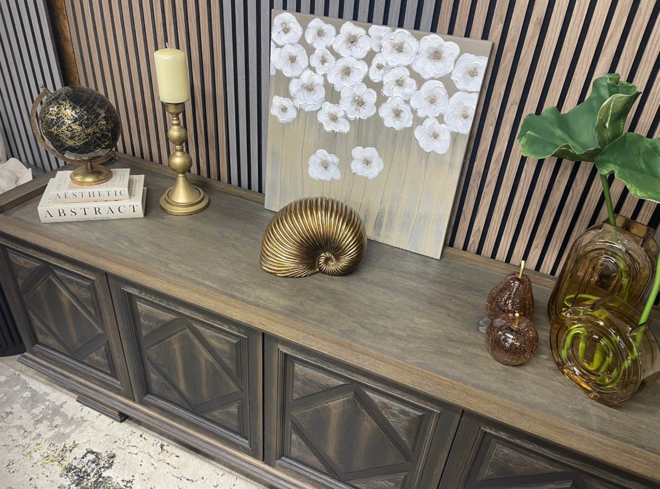 Dark Walnut Large Sideboard