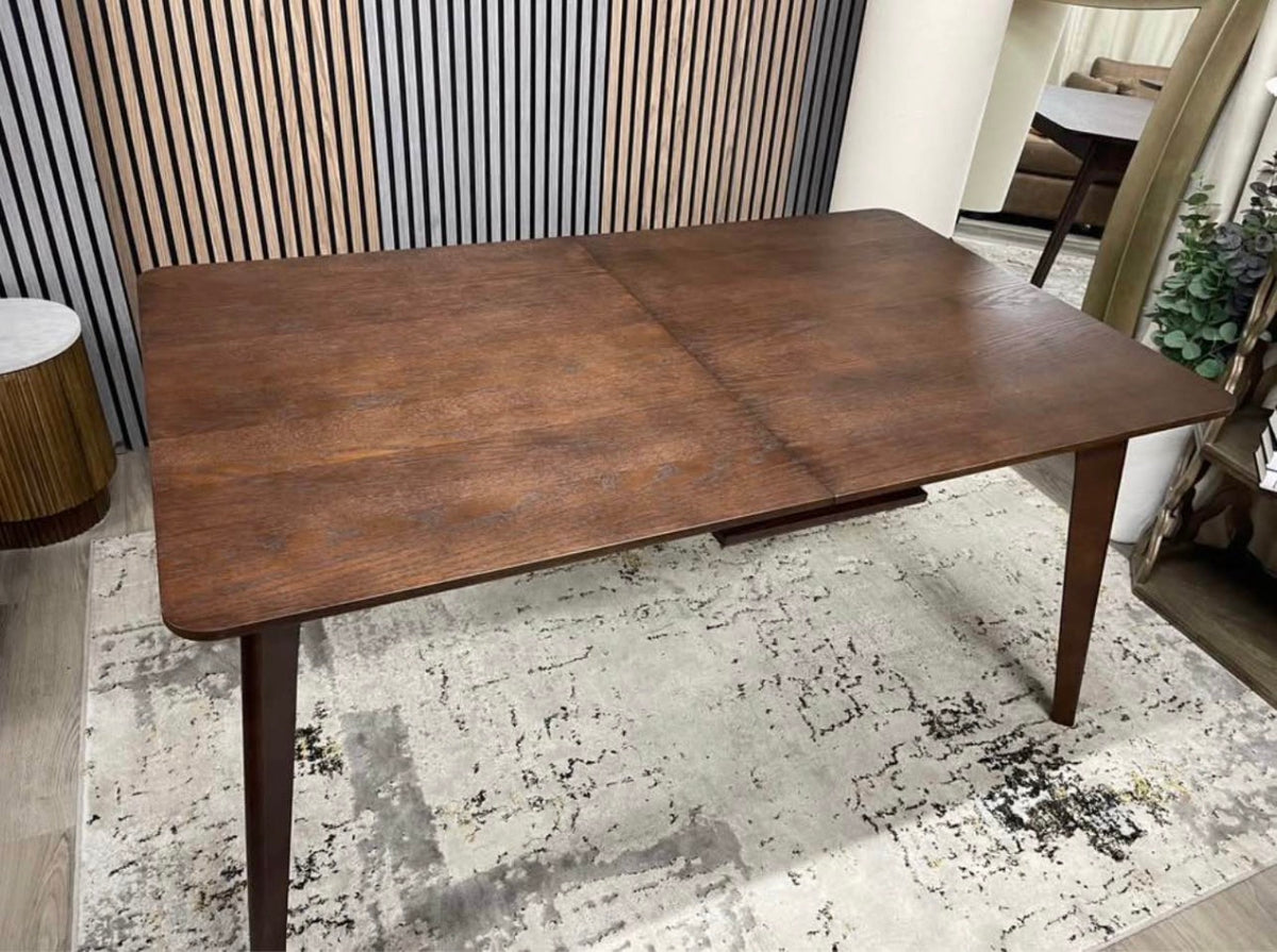 Rectangle Wooden Extendable Dining Table