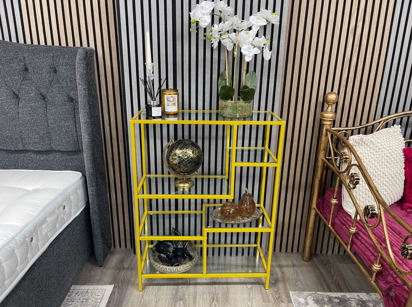 Glass Shelving Unit