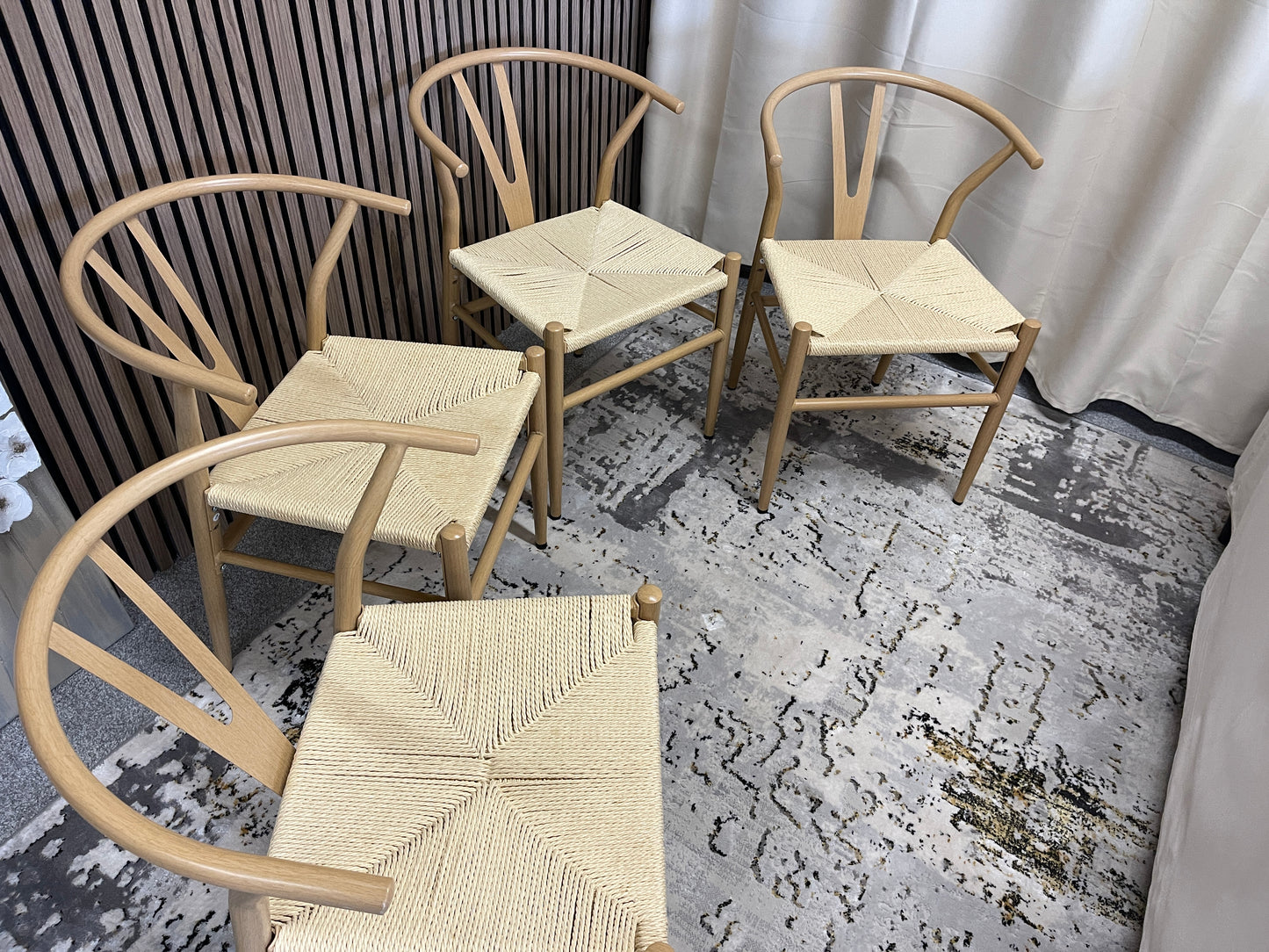 Wishbone chairs x4