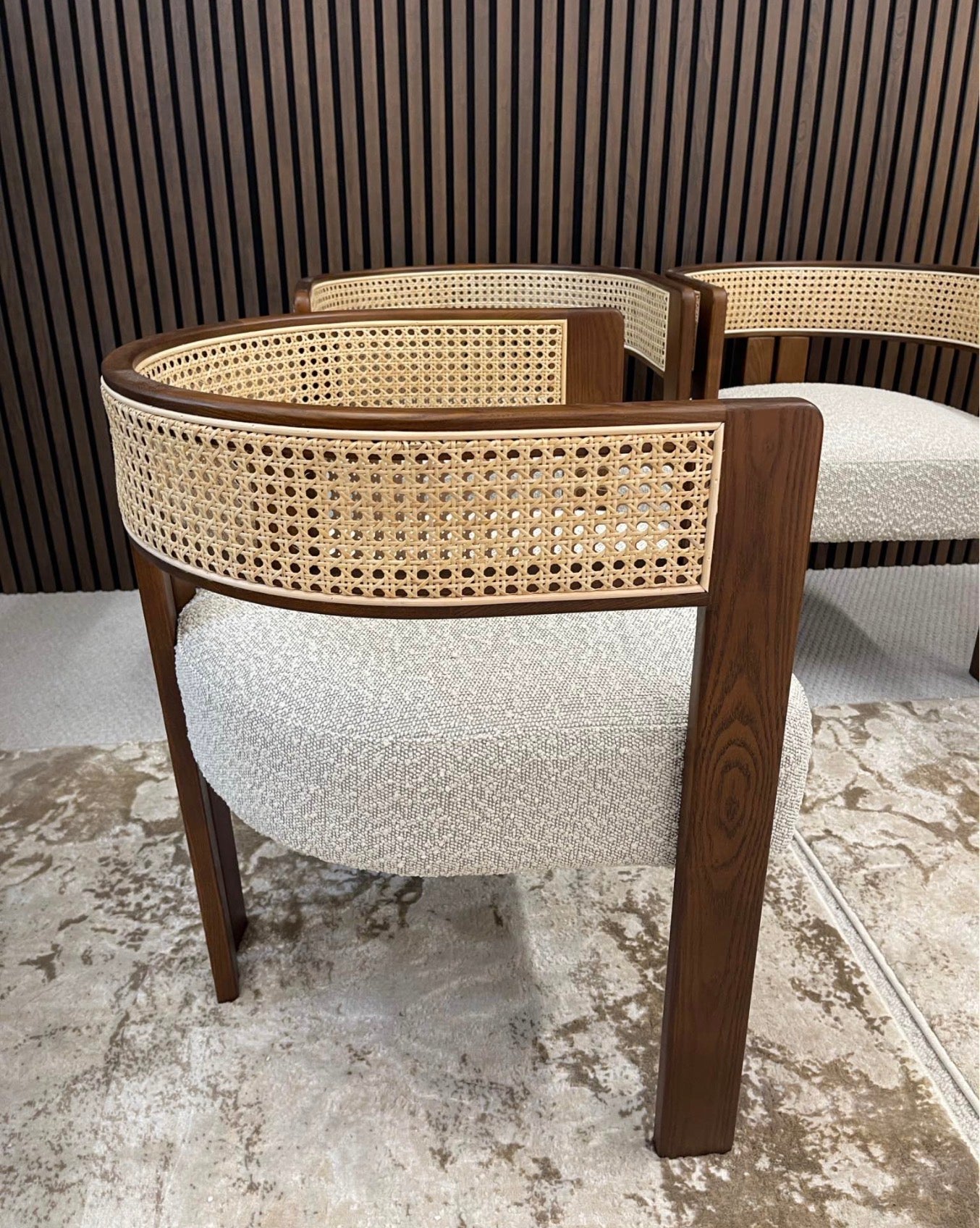 Wooden Carver Dining Chairs x4