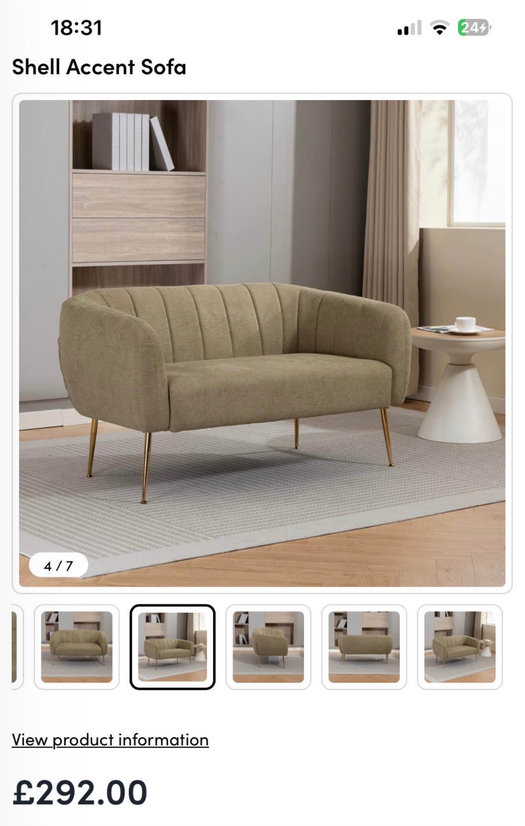 Accent Sofa