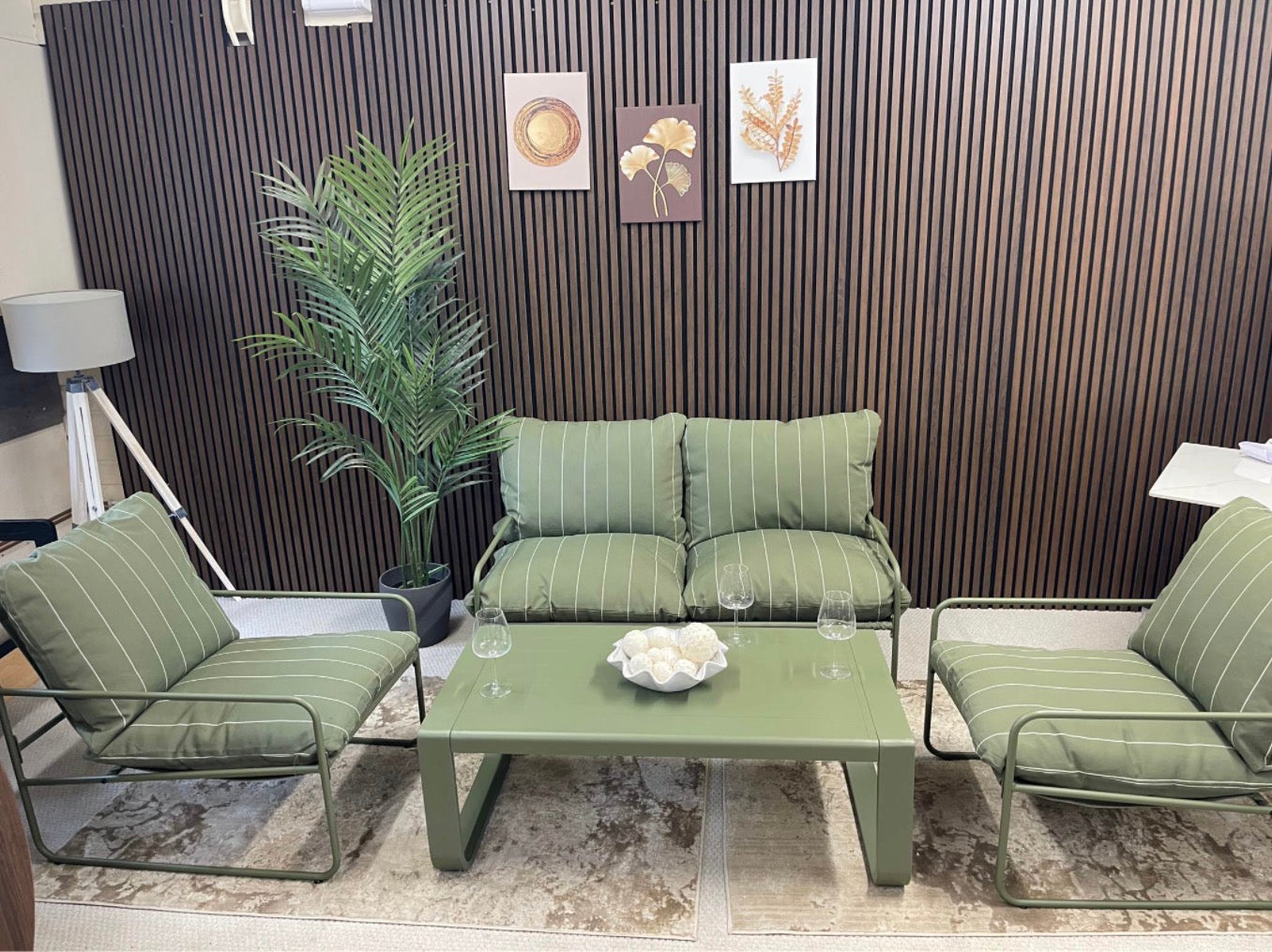 Olive Green Garden Set