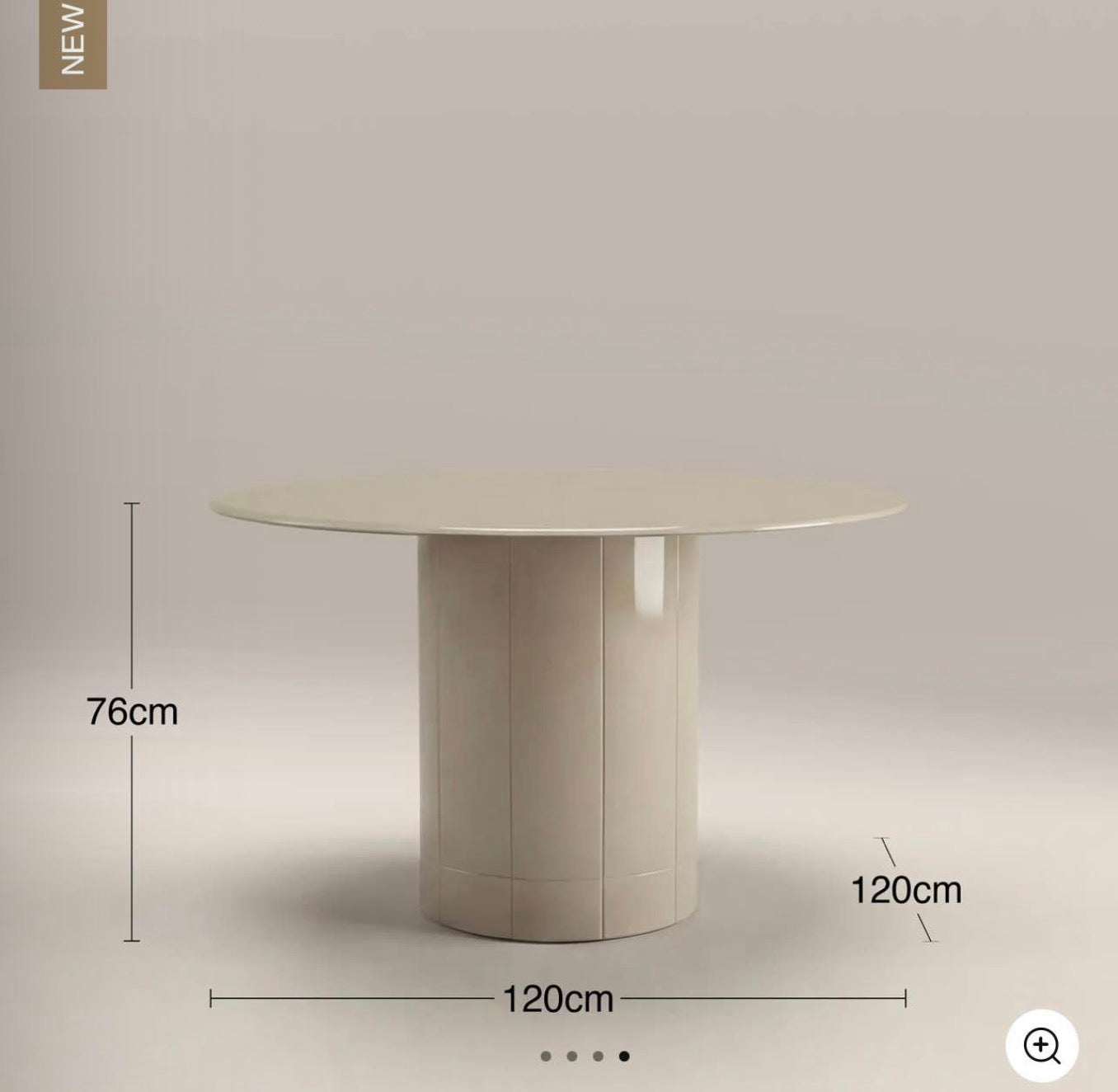 Glass Round Dining Table