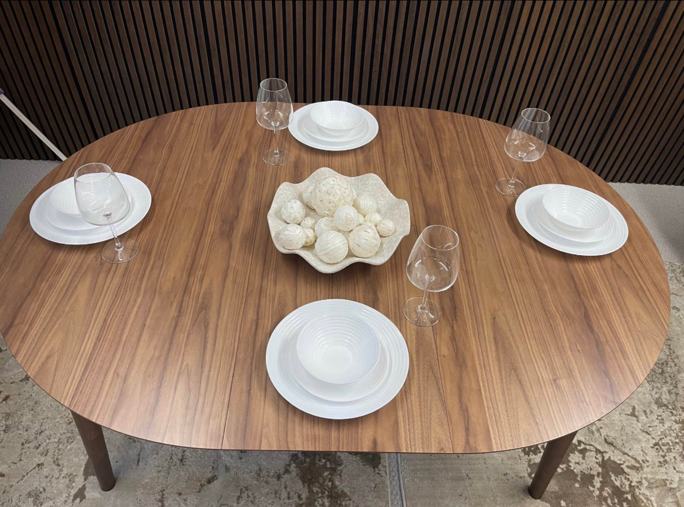 Montreux Round Wooden Extendable Dining Table