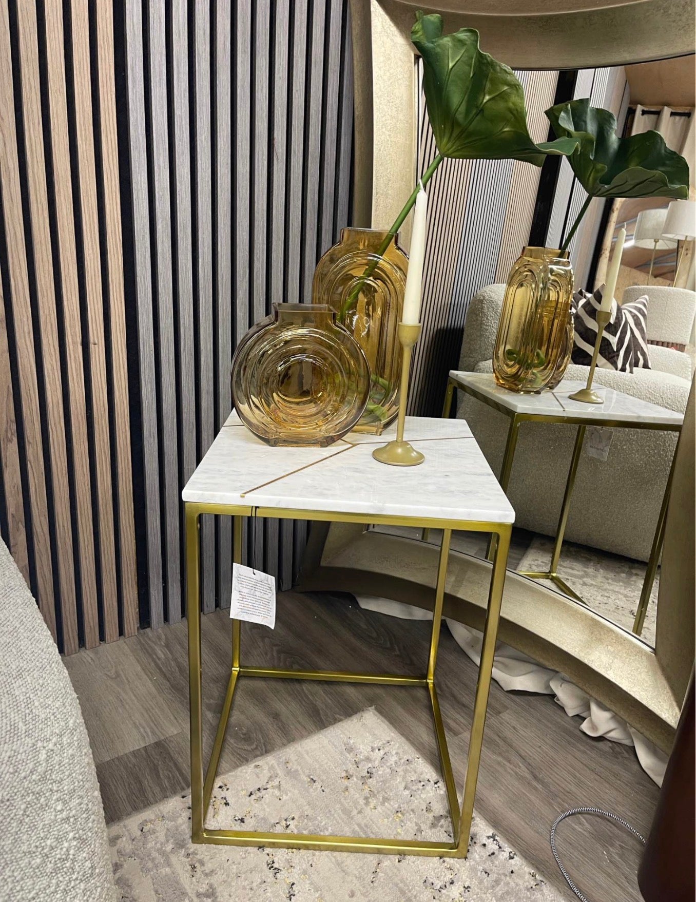 Marble Square Side Table