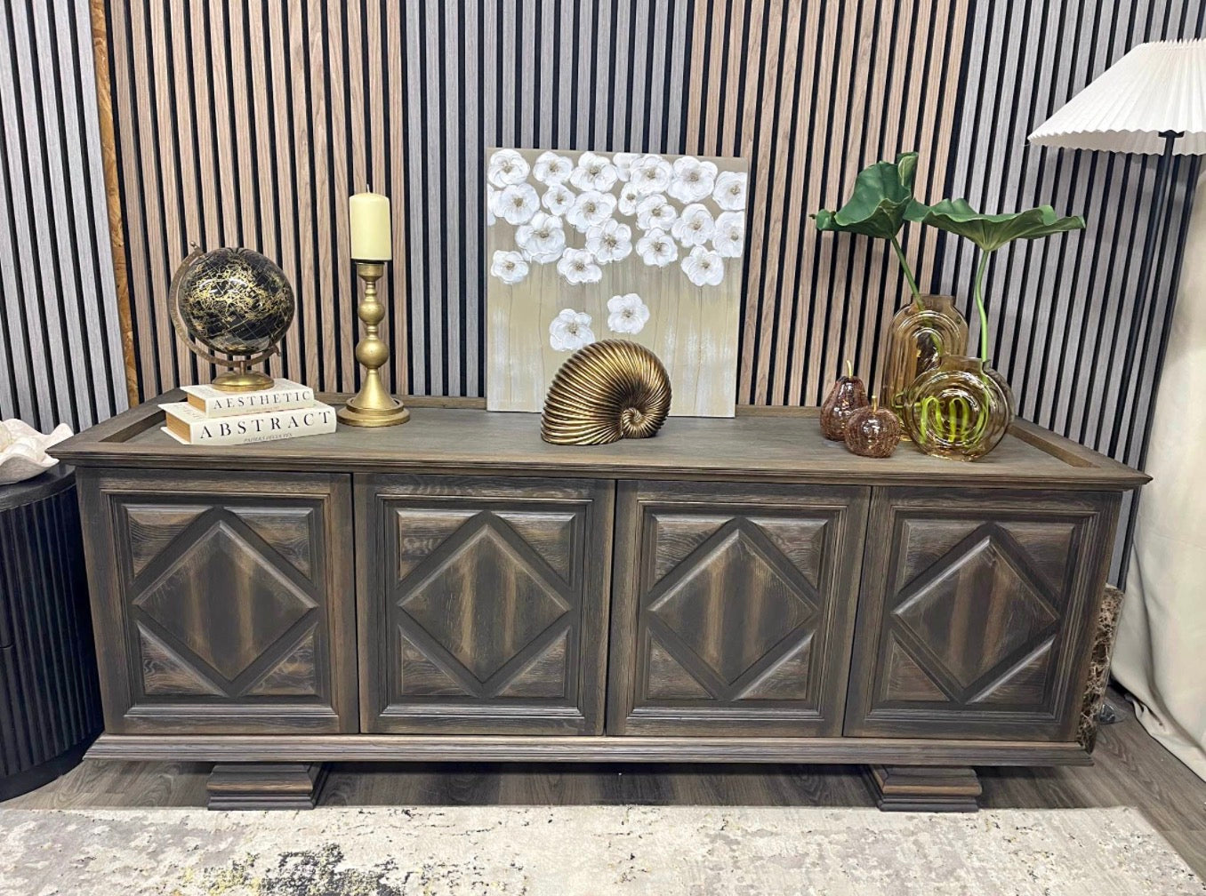 Dark Walnut Large Sideboard