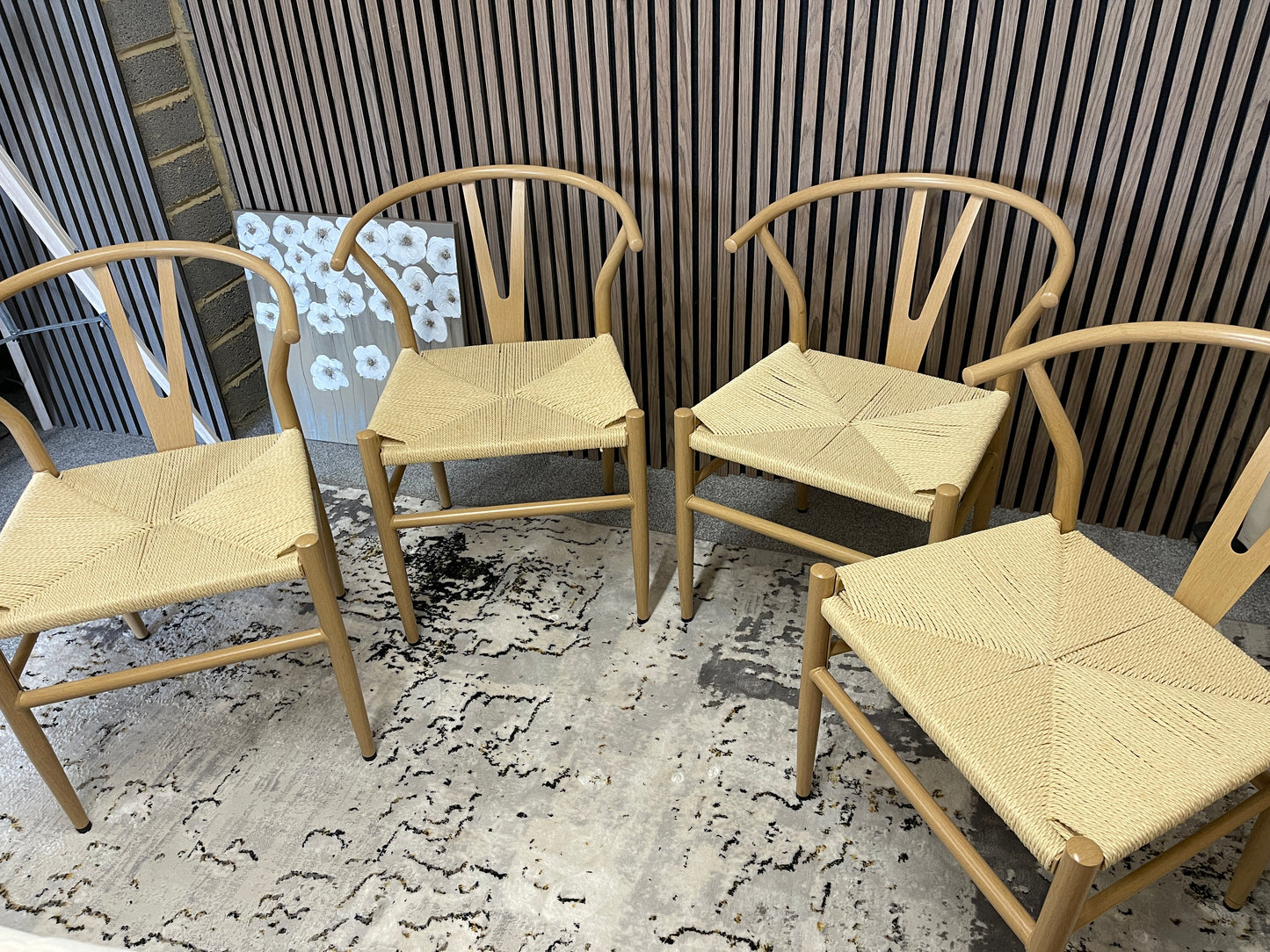 Wishbone chairs x4