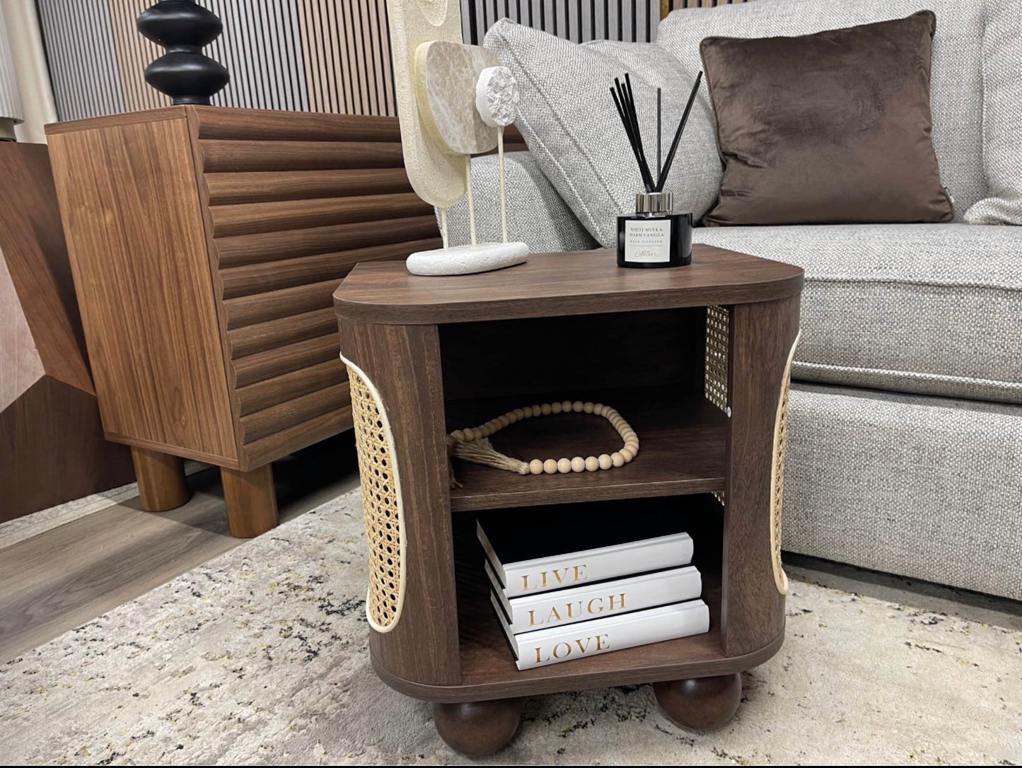 Una Wooden Side Table