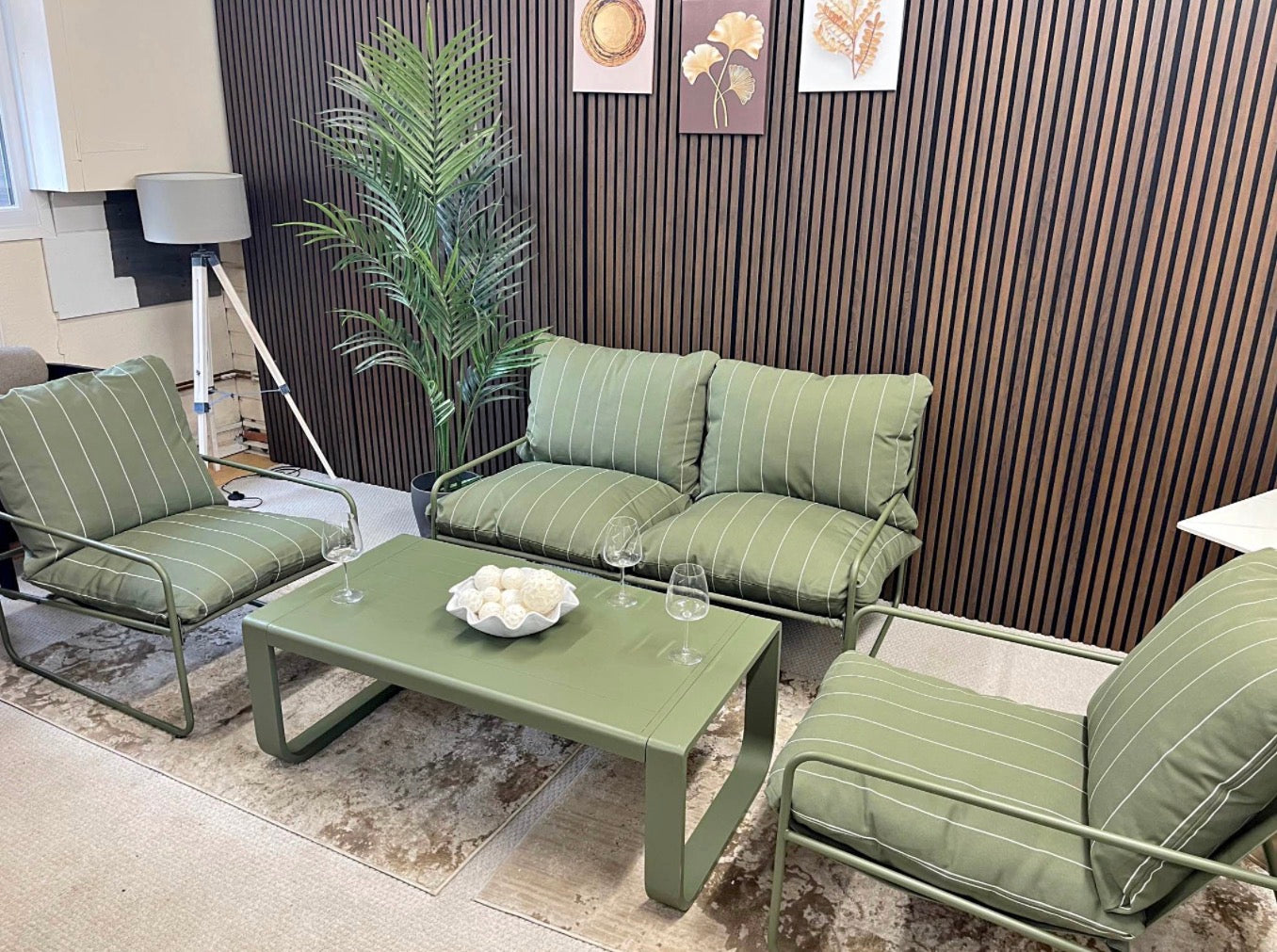 Olive Green Garden Set