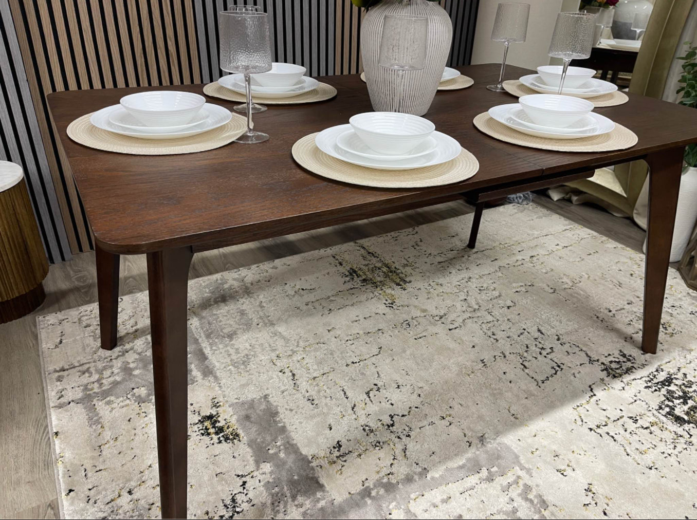 Cult Furniture Rectangular Extendable Dining Table